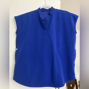 FIGS blue rafaela Top XS